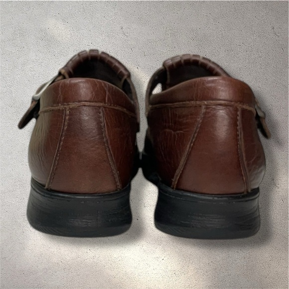 Vintage Dexter Walk Mocs Leather Mules Clogs Comfort USA Boho - Picture 7 of 10